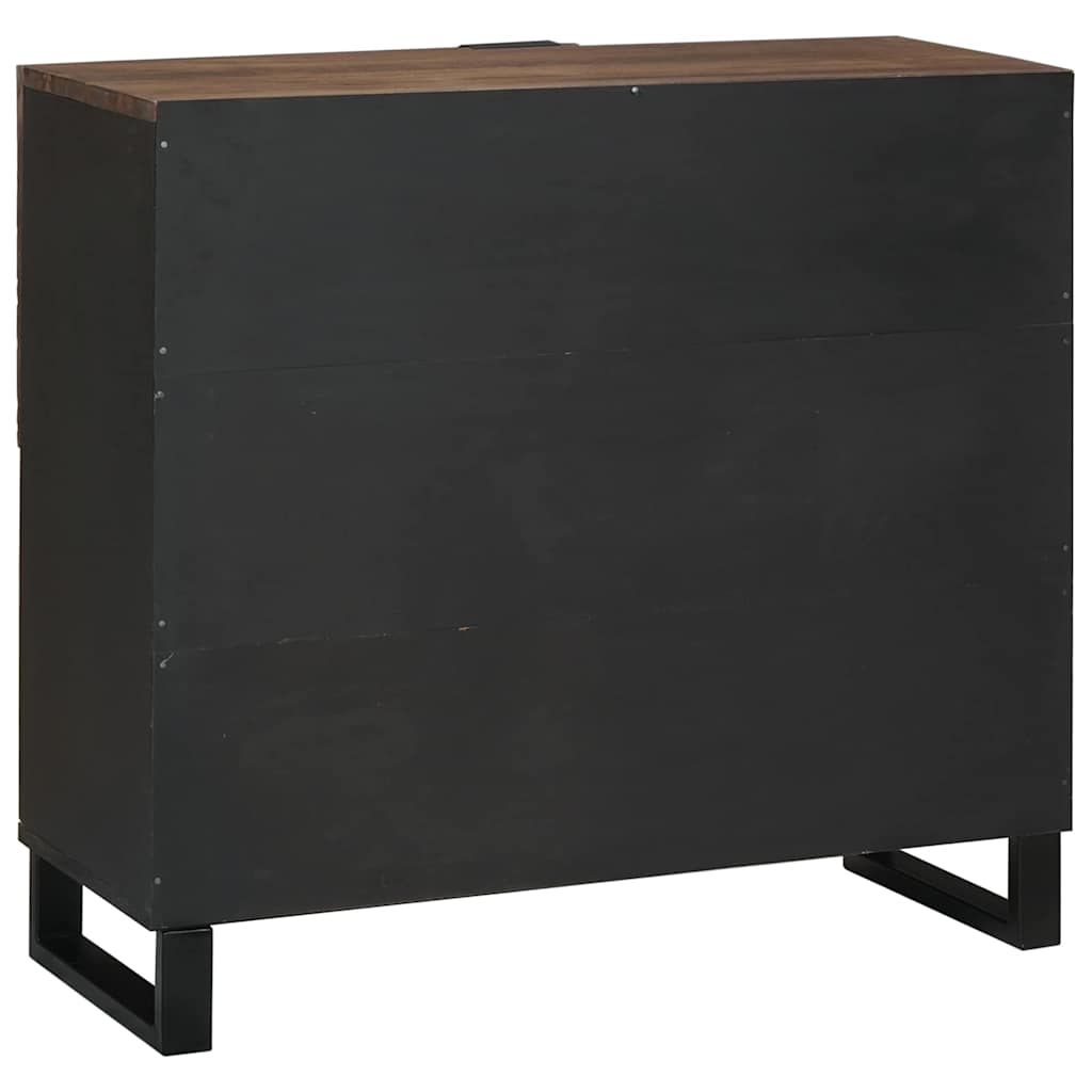 Sideboard 80x33.5x75 cm in solid mango wood