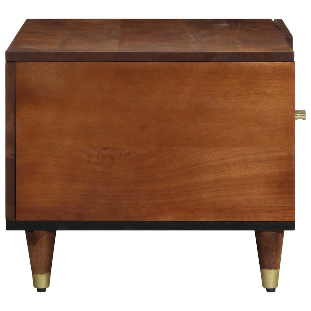Coffee Table Honey brown 80 x 50 x 40 cm Solid mango wood