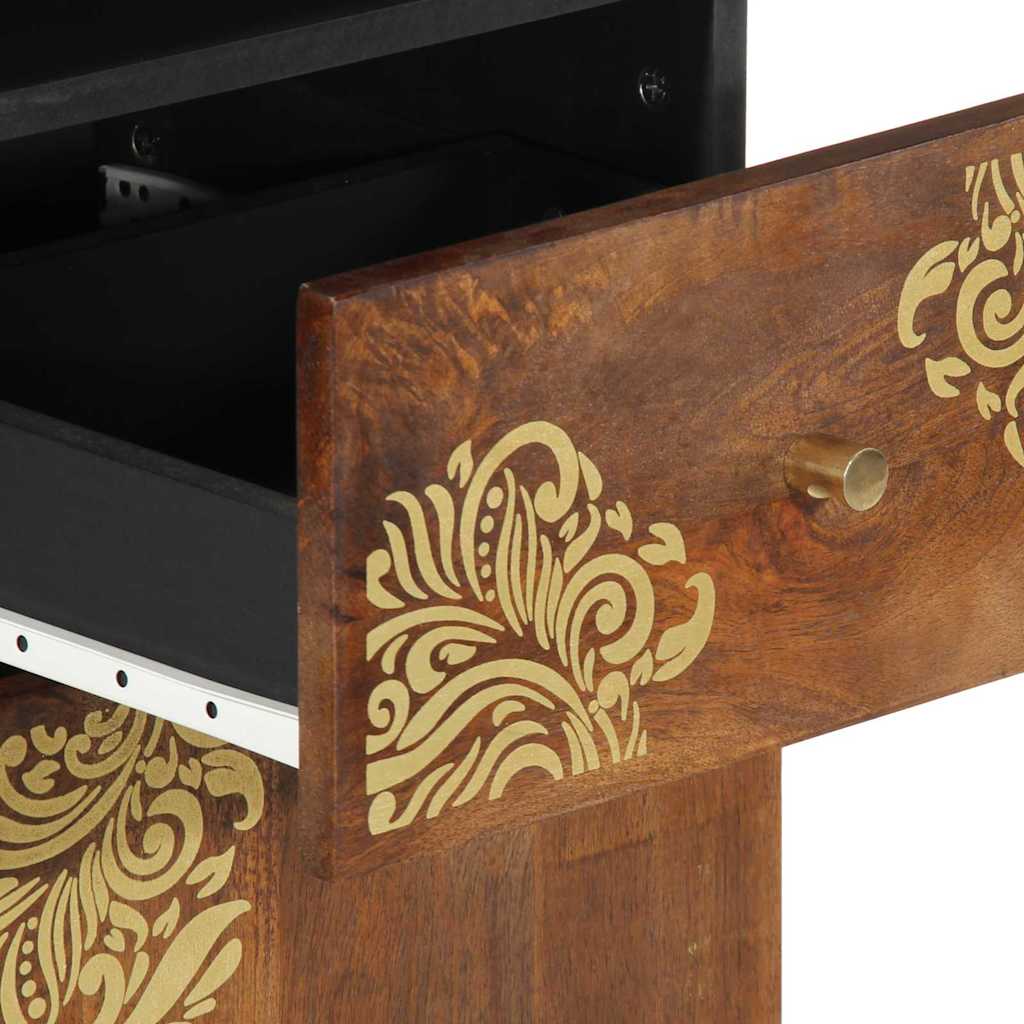 Sideboard Honey brown 38 x 33.5 x 160 cm Solid Mango wood