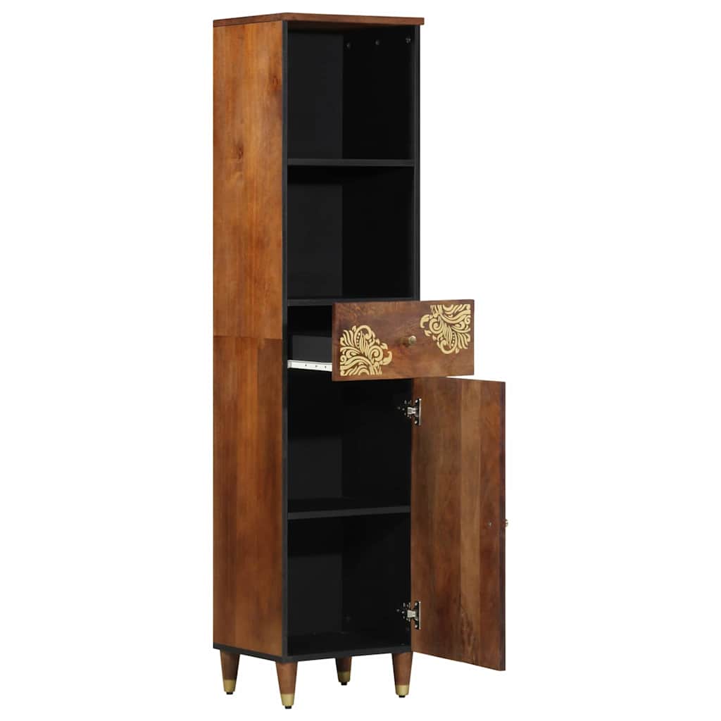 Sideboard Honey brown 38 x 33.5 x 160 cm Solid Mango wood