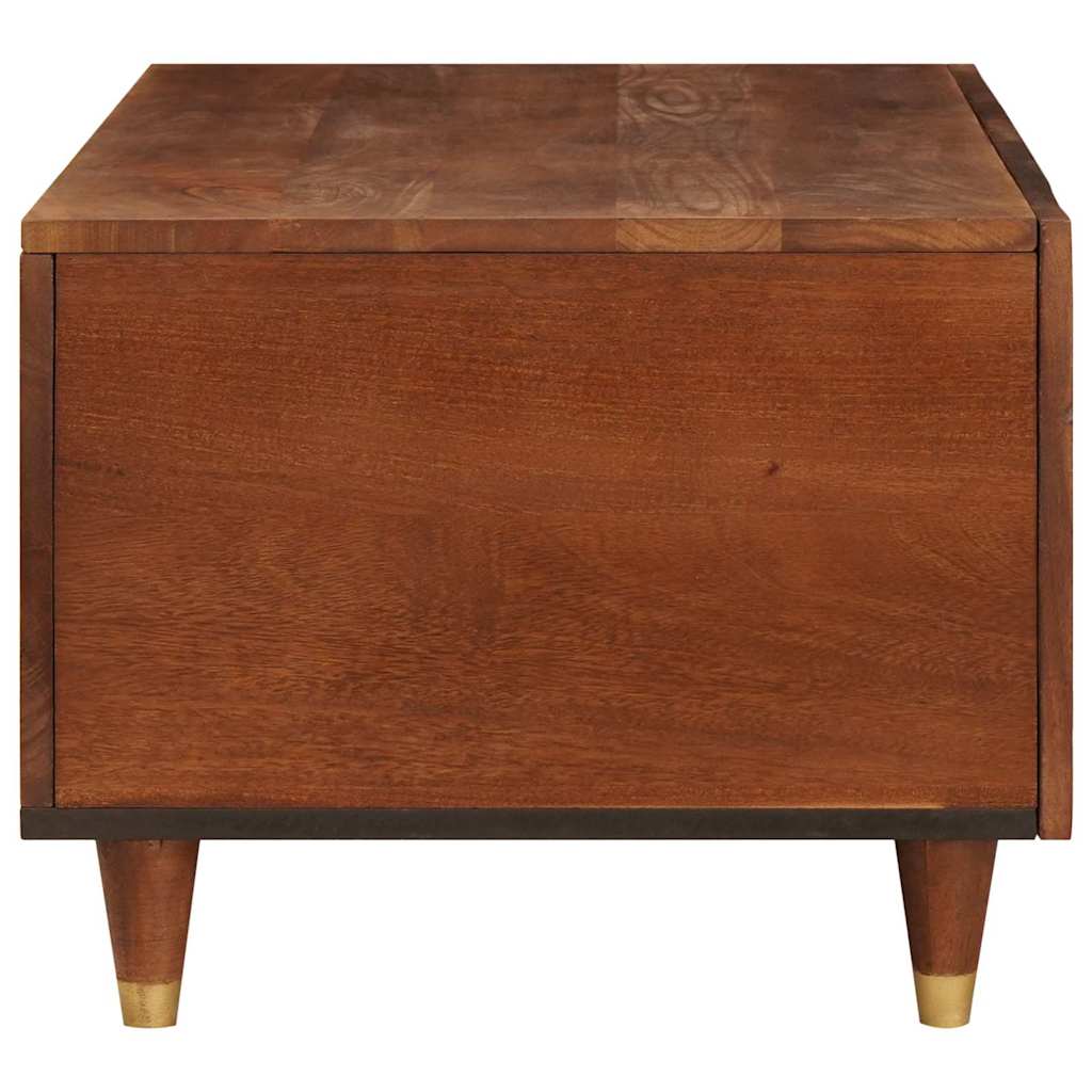 Coffee Tables Brown 80 x 50 x 40 cm Cane and solid mango wood