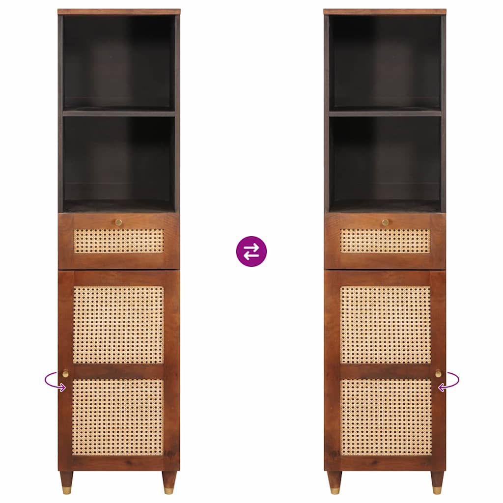 Sideboard with Drawer with Shelf Brown 38 x 33.5 x 160 cm