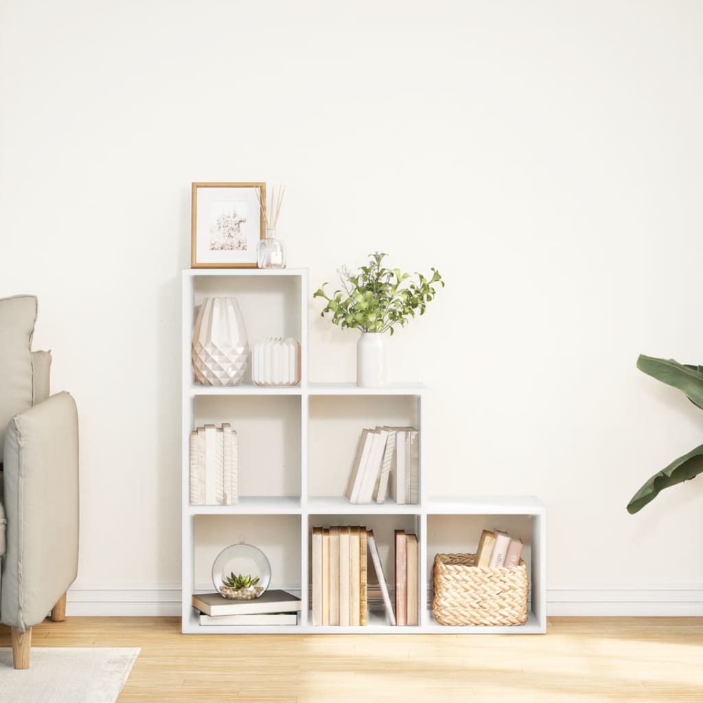 Modern Wooden Cube Style Bookcase Book Storage Cabinet Unit Room Divider Shelving