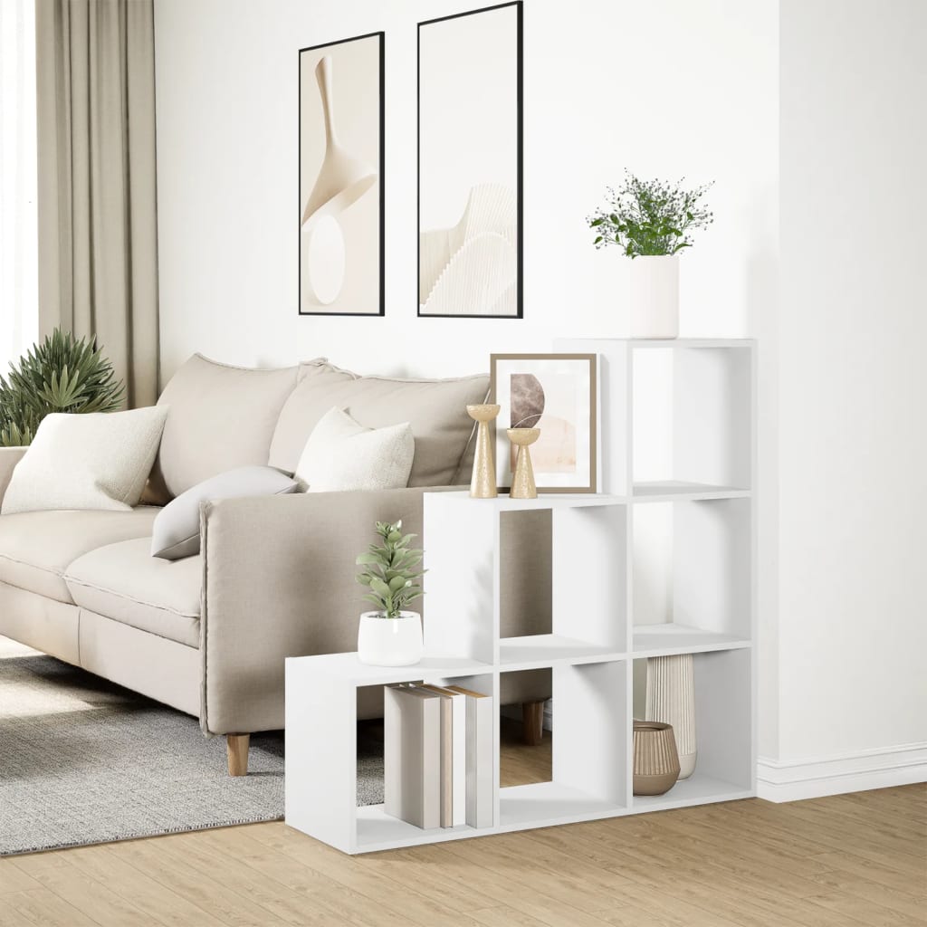 Modern Wooden Cube Style Bookcase Book Storage Cabinet Unit Room Divider Shelving