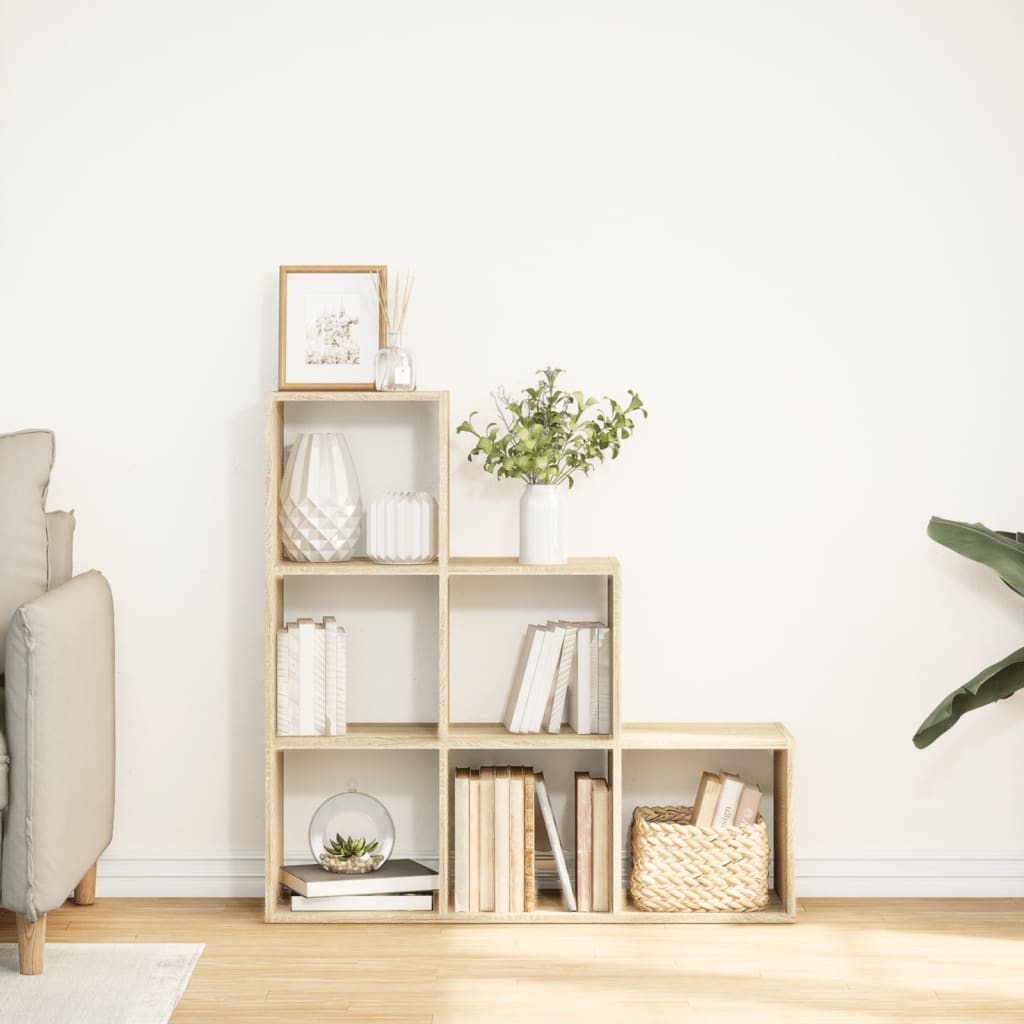 Modern Wooden Cube Style Bookcase Book Storage Cabinet Unit Room Divider Shelving