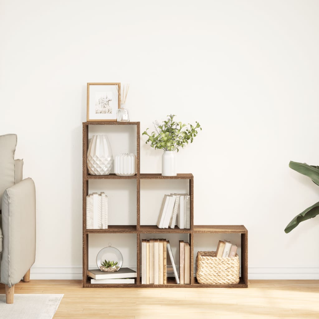 Modern Wooden Cube Style Bookcase Book Storage Cabinet Unit Room Divider Shelving