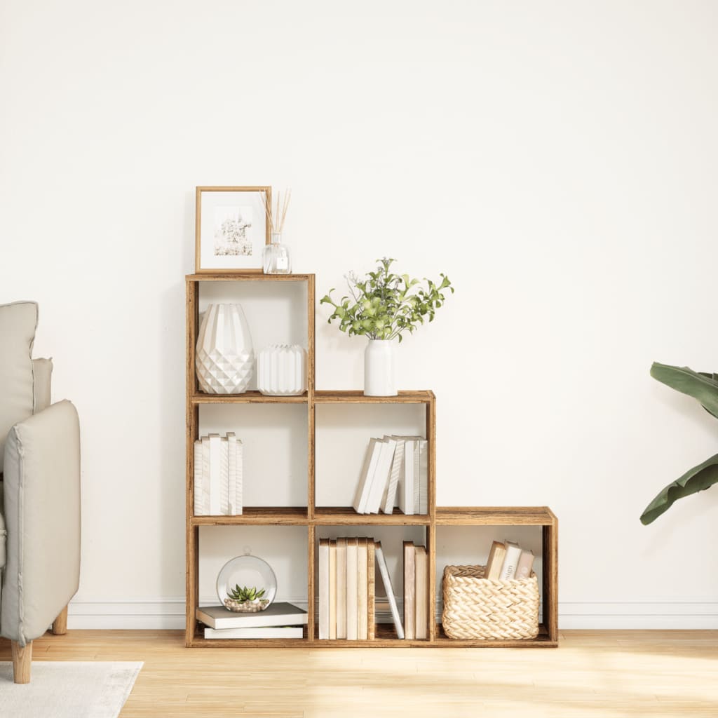 Modern Wooden Cube Style Bookcase Book Storage Cabinet Unit Room Divider Shelving
