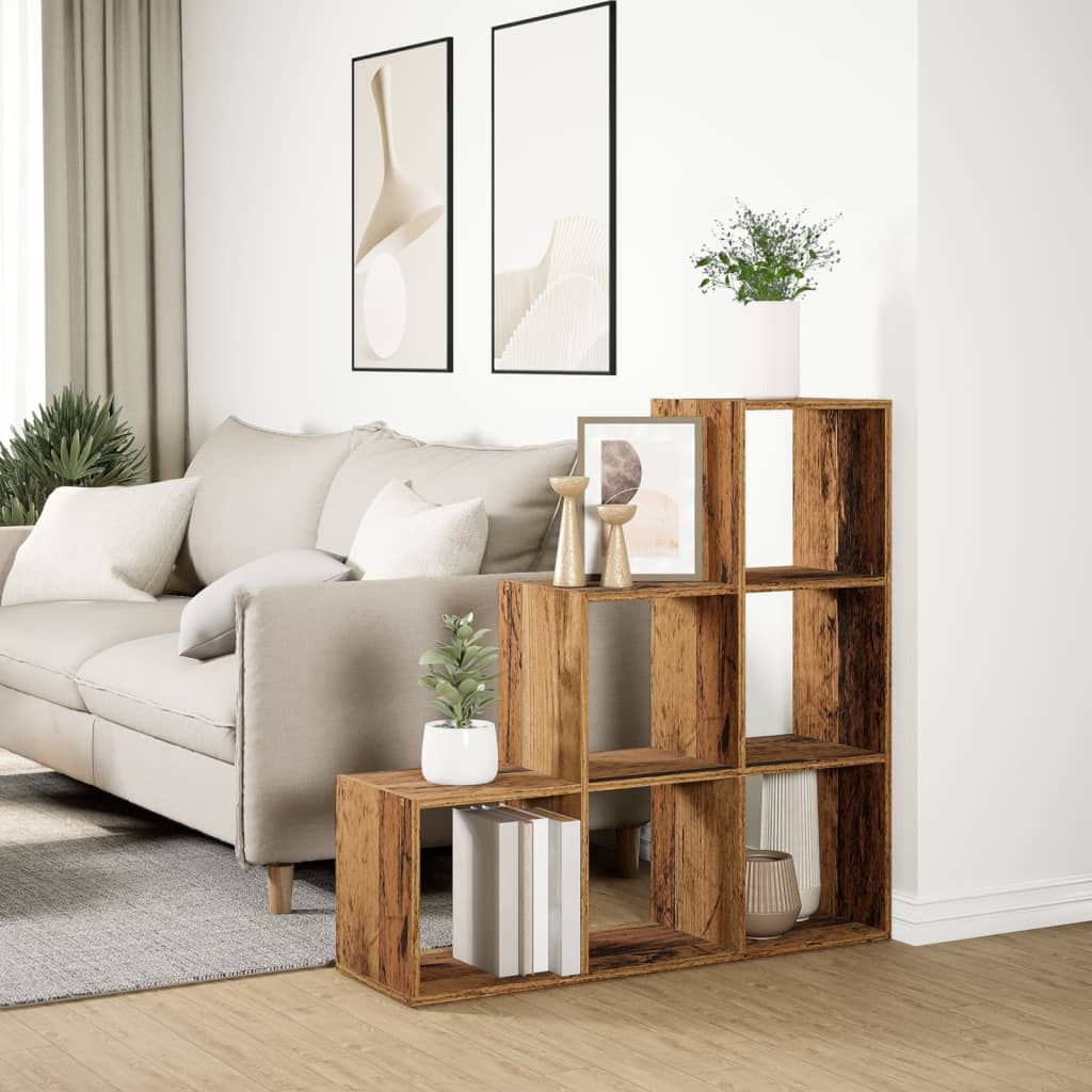 Modern Wooden Cube Style Bookcase Book Storage Cabinet Unit Room Divider Shelving