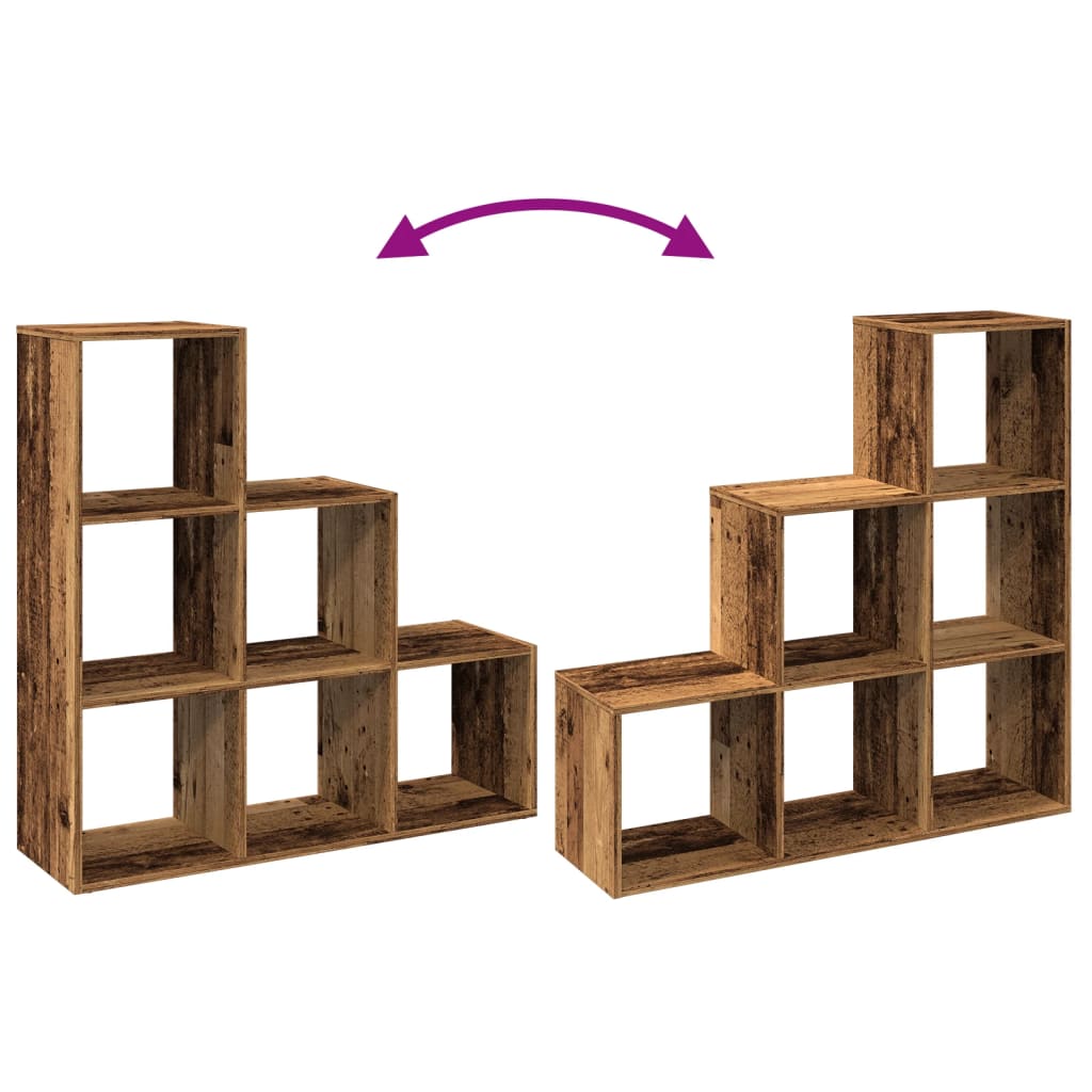 Modern Wooden Cube Style Bookcase Book Storage Cabinet Unit Room Divider Shelving