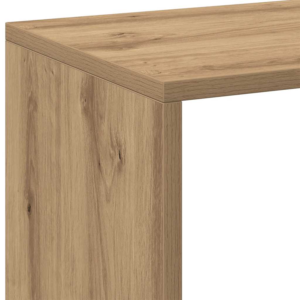 Room Divider Bookcase Artisan Oak 67x25x161.5 cm Engineered Wood