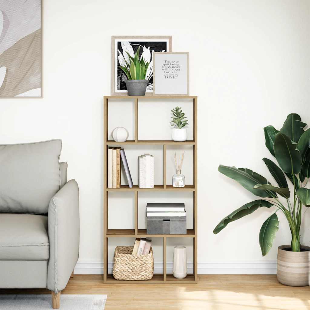 Bookcase Artisian Oak 60x20x120 cm Engineered Wood