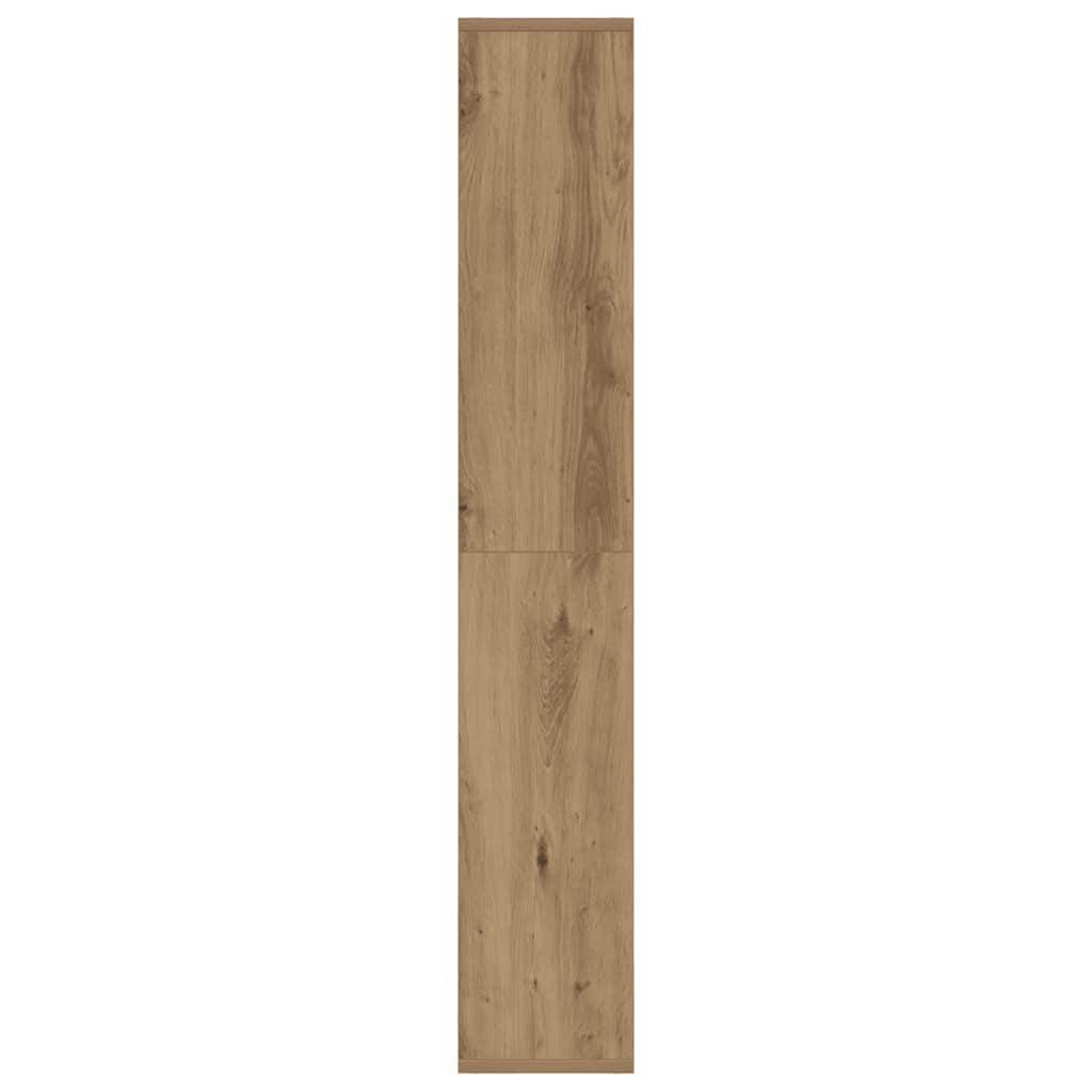 Bookcase Artisian Oak 60x20x120 cm Engineered Wood