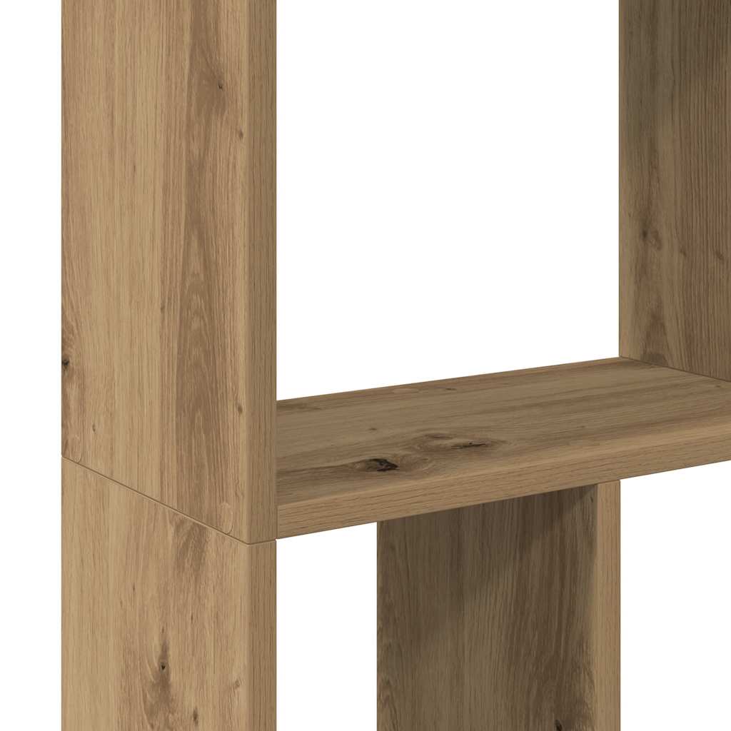 Bookcase Artisian Oak 60x20x120 cm Engineered Wood
