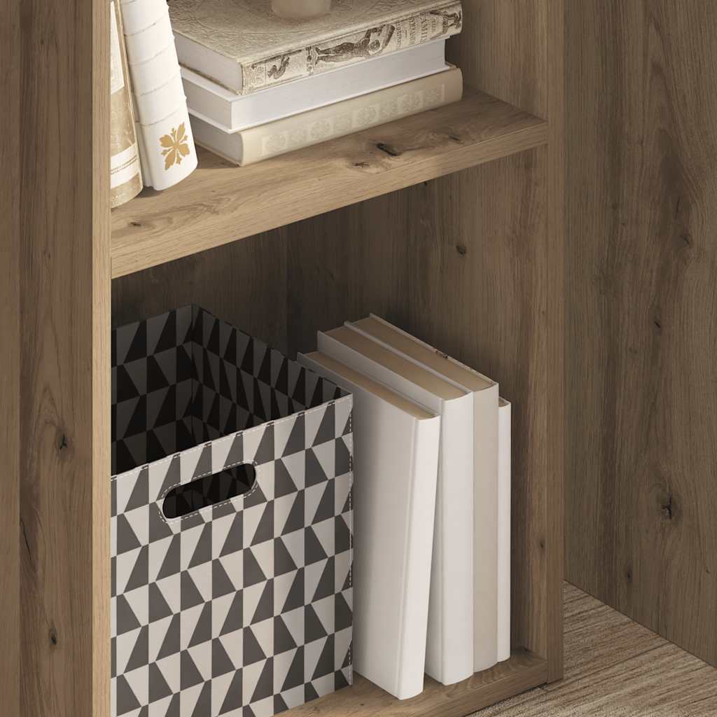 Bookcase Artisian Oak 40x30x77 cm Engineered Wood