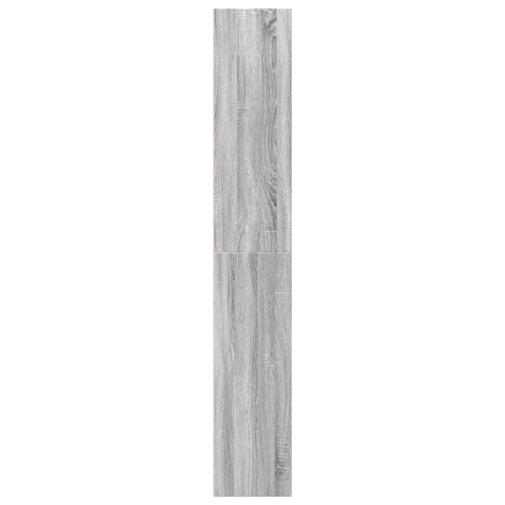 Bookcase Grey Sonoma 40x30x189 cm Engineered Wood