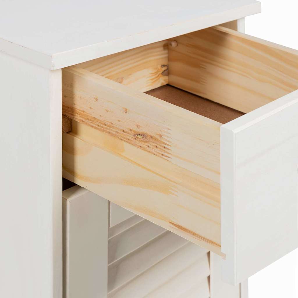Bathroom Cabinet VIGO White 37.5 x 34 x 80 cm Solid Pine wood