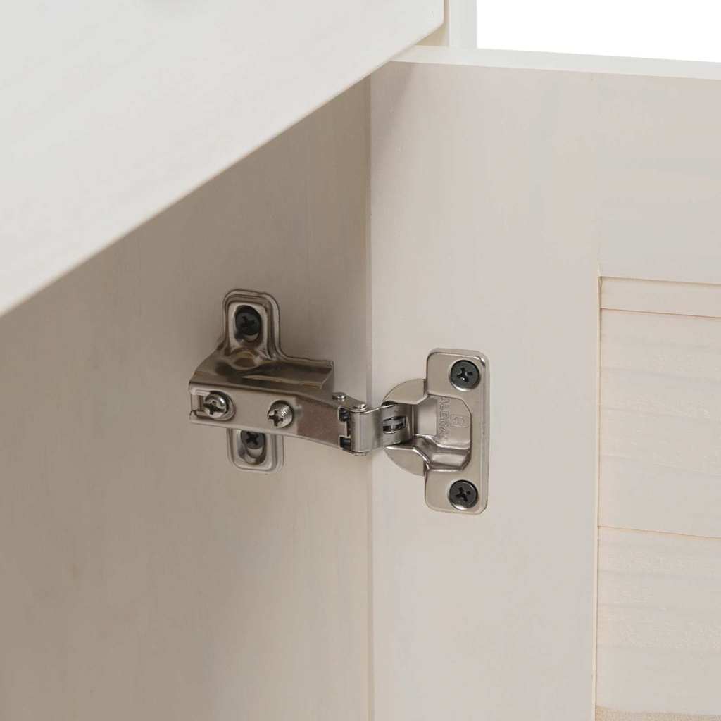 Bathroom Cabinet VIGO White 37 x 34 x 110 cm Solid pine wood