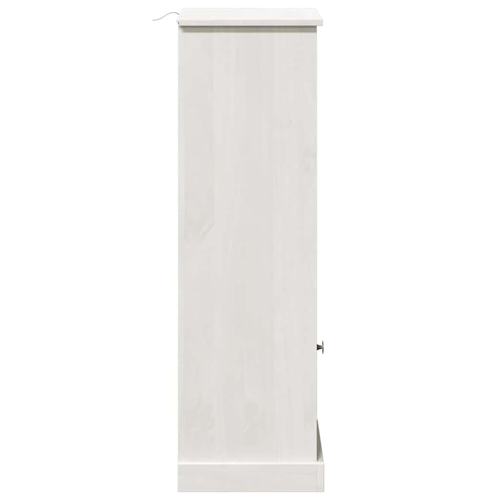 Bathroom Cabinet VIGO White 37 x 34 x 110 cm Solid pine wood