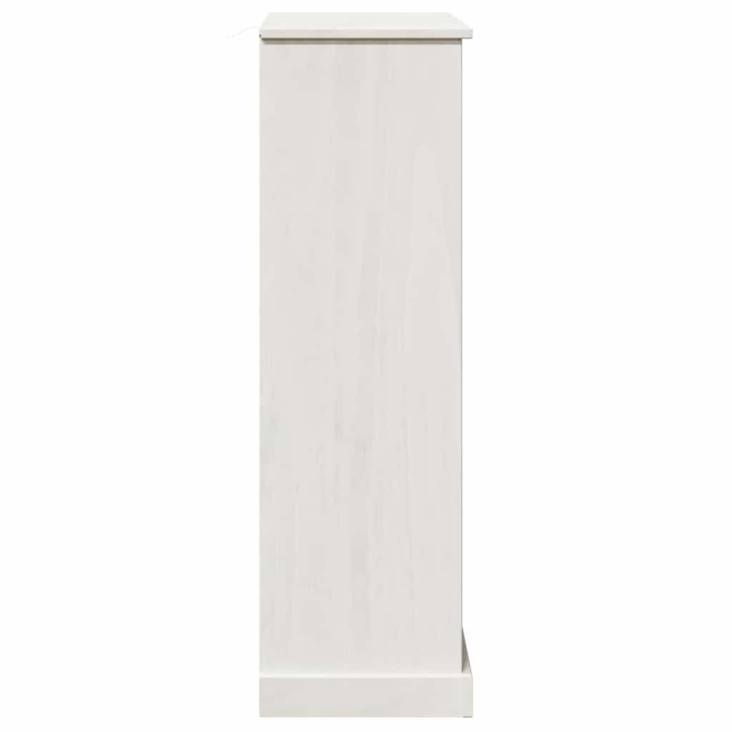 Bathroom Cabinet VIGO White 67.5 x 34 x 110 cm Solid pine wood