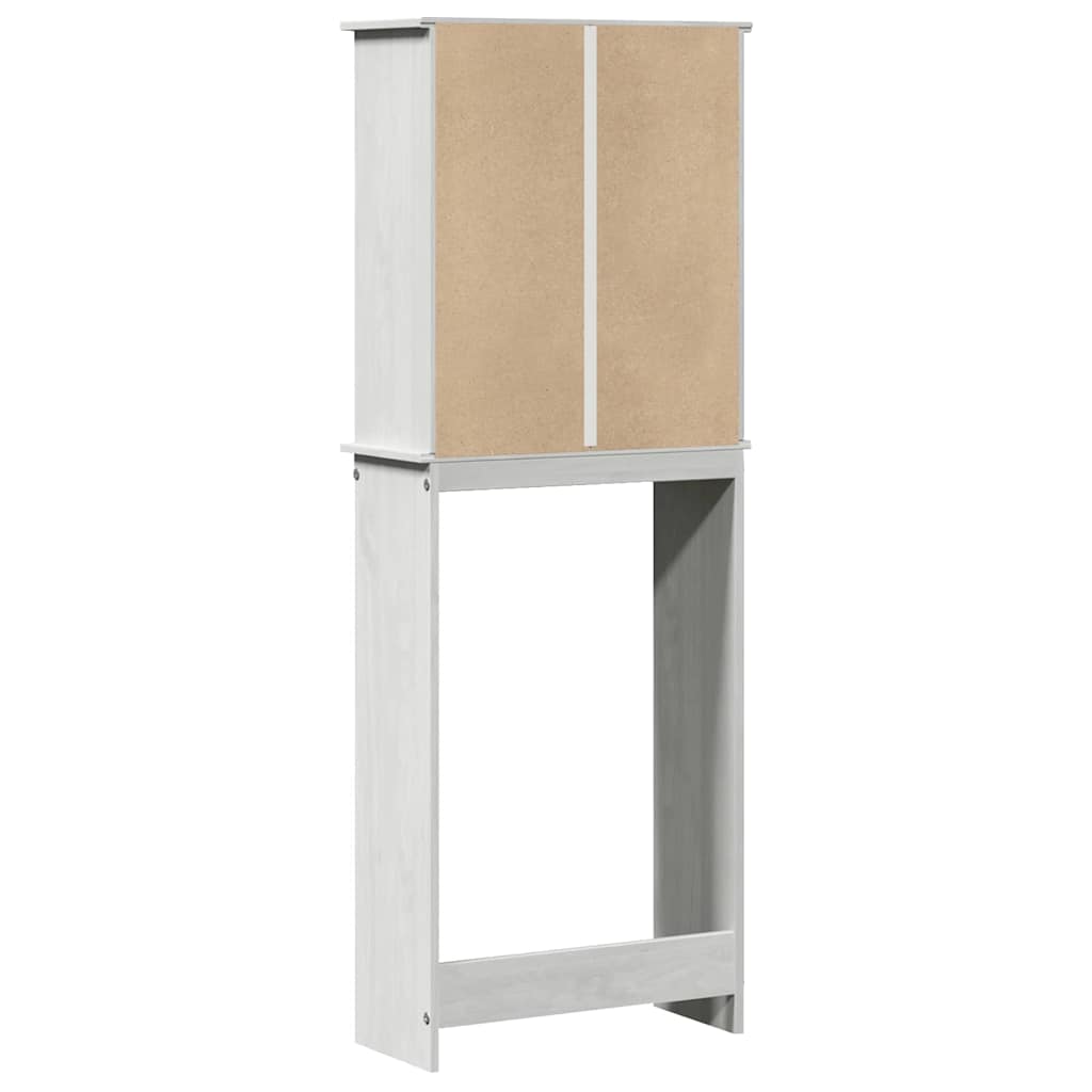 Toilet Cabinet VIGO White 60 x 27 x 161 cm Solid pine wood