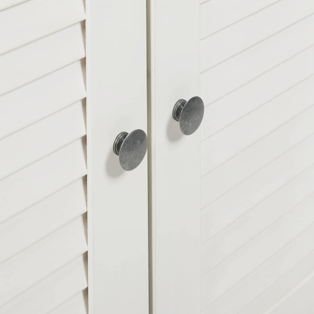Washing Machine Cabinet with Door VIGO White 72.5 x 27 x 161 cm
