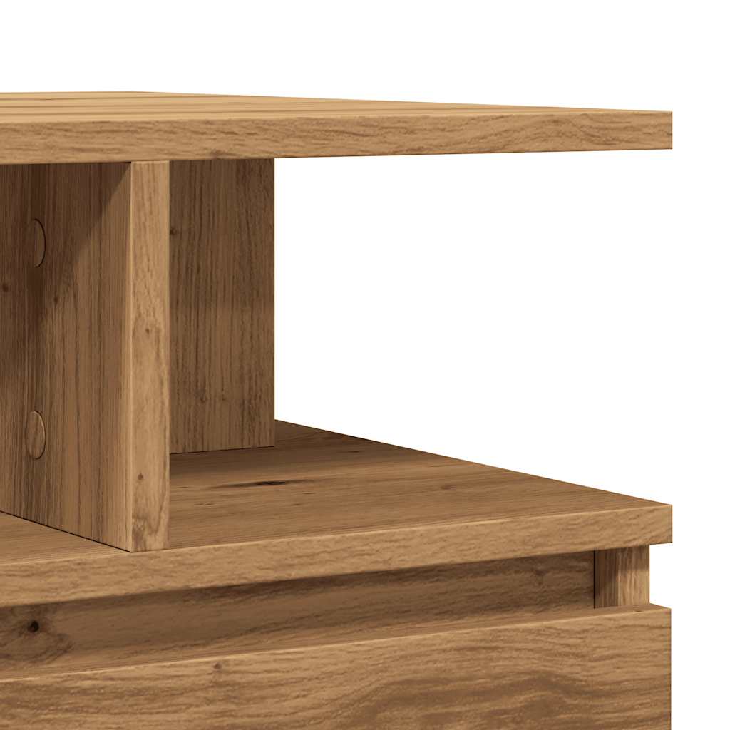 Coffee Table Artisan Oak 90x49x45 cm Engineered Wood