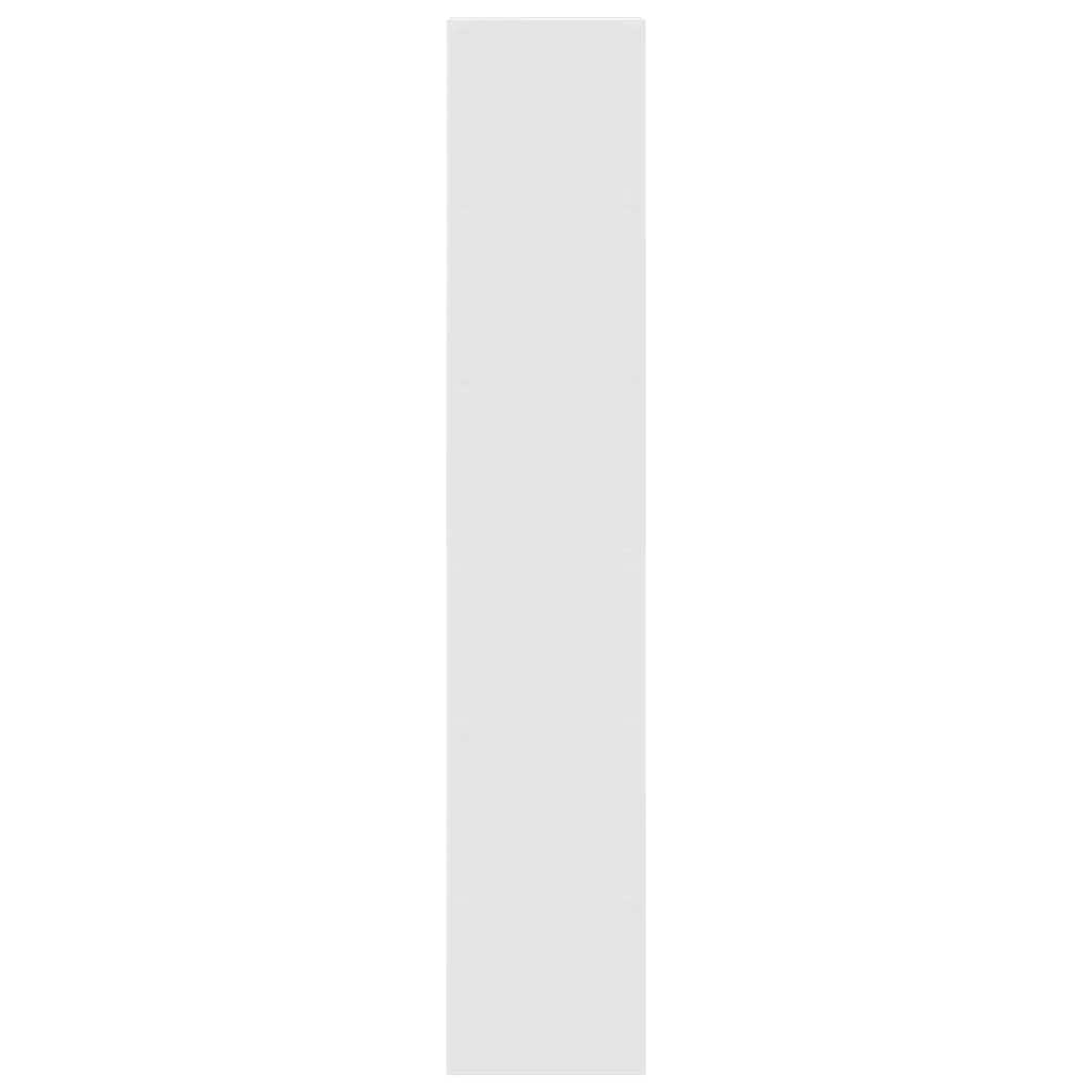 Bookcases 2 pcs Stackable White 30x30x80 cm Engineered Wood