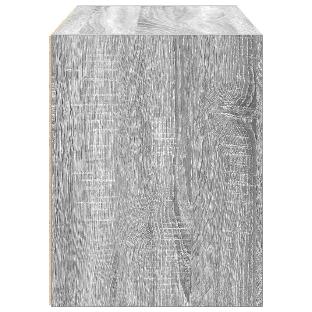 Cabinet with 2 Drawers Grey Sonoma 60x31x40 cm Engineered Wood