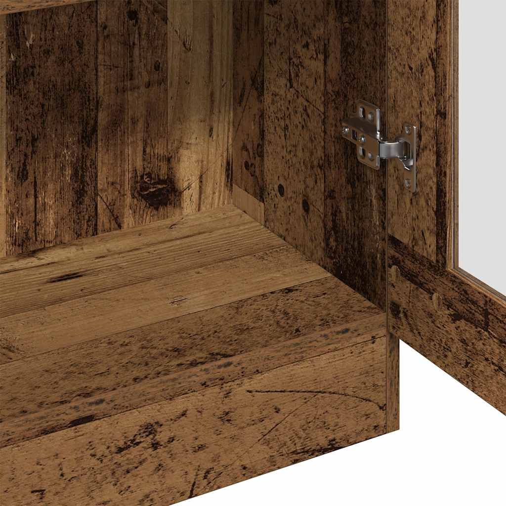 Highboard Old Wood 82.5x30.5x185 cm Engineered Wood