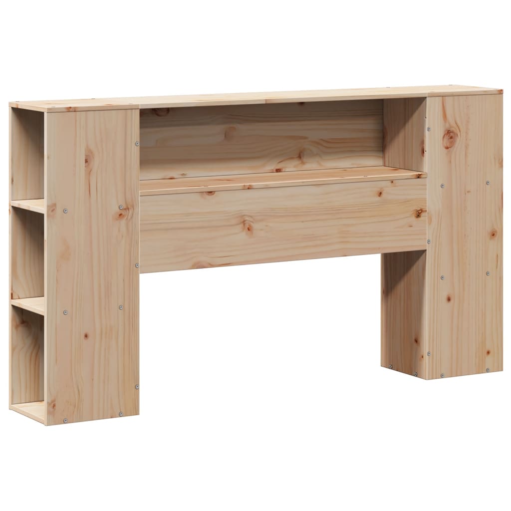Bookcase Bed without Mattress 120x190 cm Small Double Solid Wood Pine
