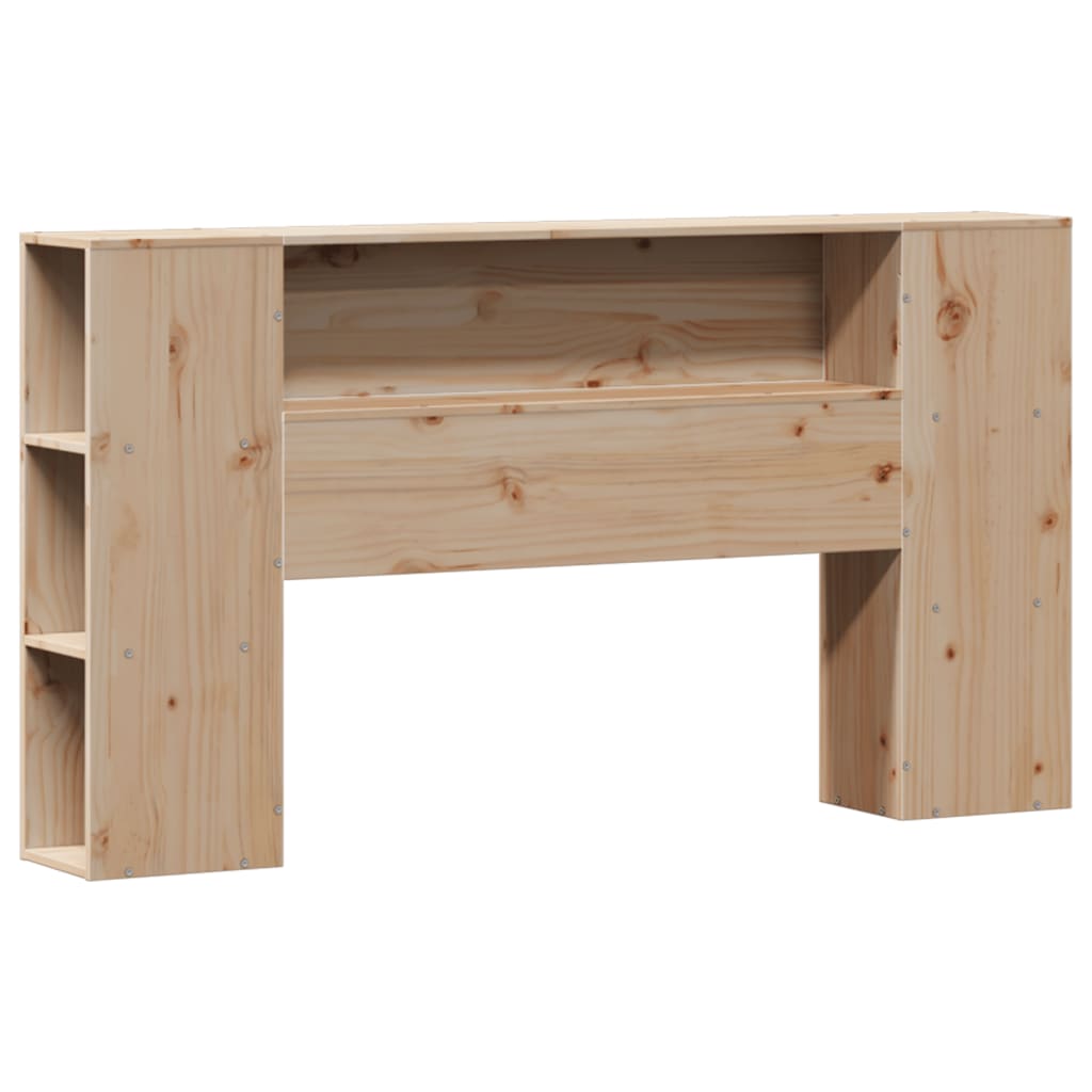 Bookcase Bed without Mattress 120x190cm Small Double Solid Wood Pine
