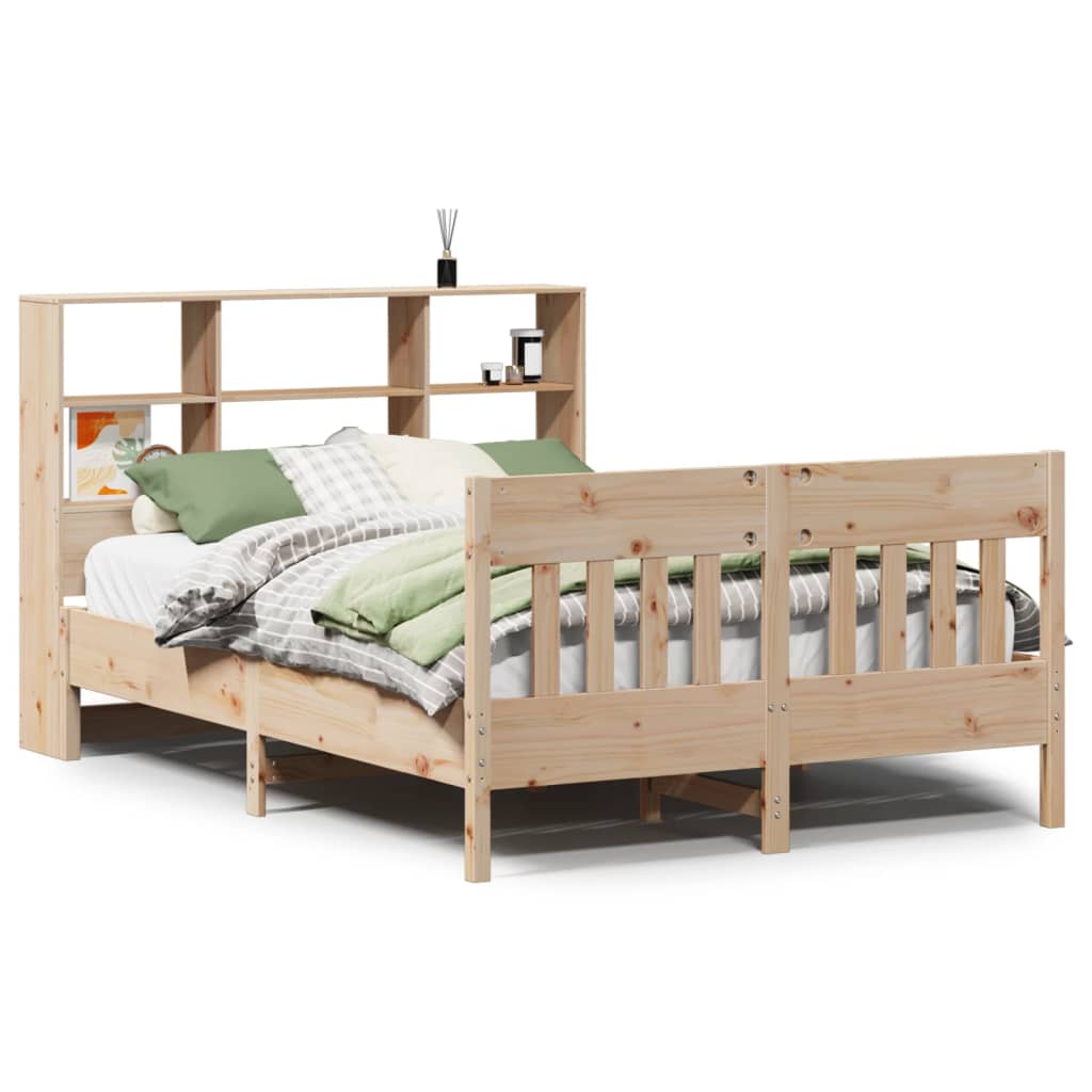 Bed Frame without Mattress 160x200 cm Solid Wood Pine