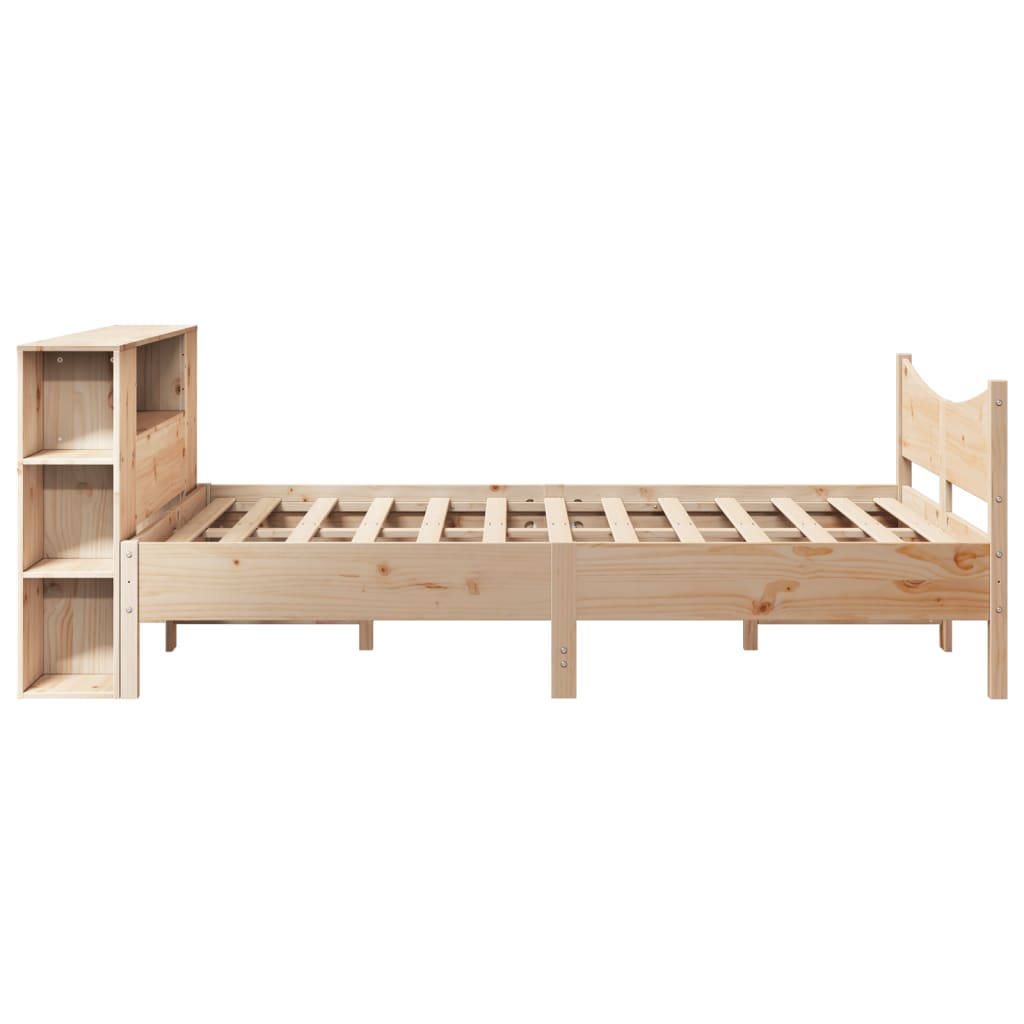 Bed Frame without Mattress 120x200 cm Solid Wood Pine