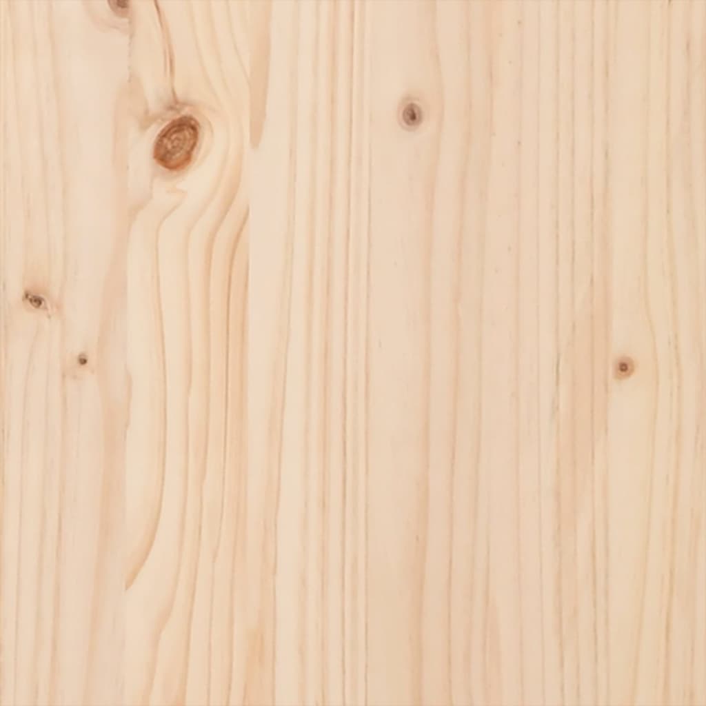 Bed Frame without Mattress 100x200 cm Solid Wood Pine