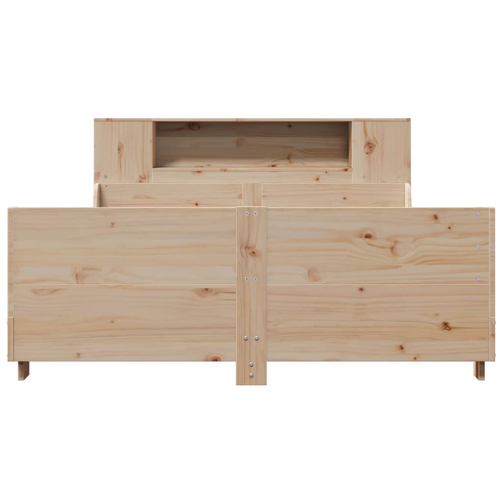 Bed Frame without Mattress 160x200 cm Solid Wood Pine