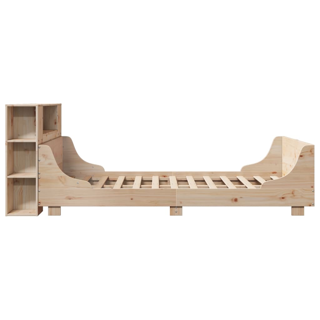 Bed Frame without Mattress 160x200 cm Solid Wood Pine