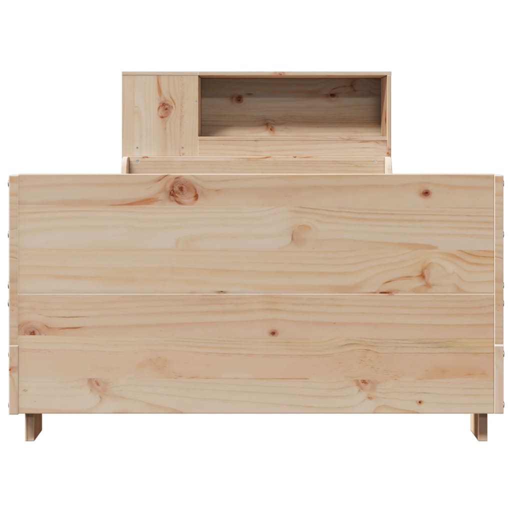 Bed Frame without Mattress 90x200 cm Solid Wood Pine