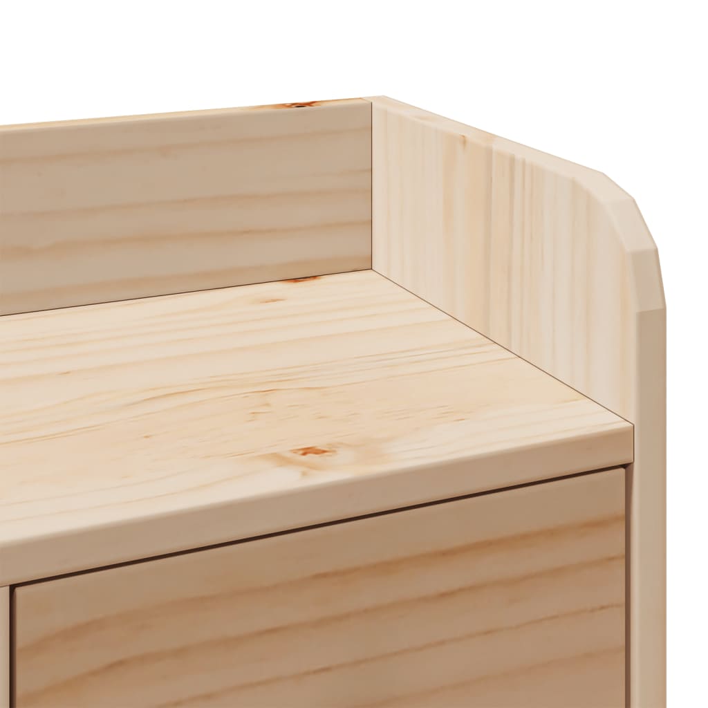 Bookcase Bed without Mattress 135x190 cm Double Solid Wood Pine