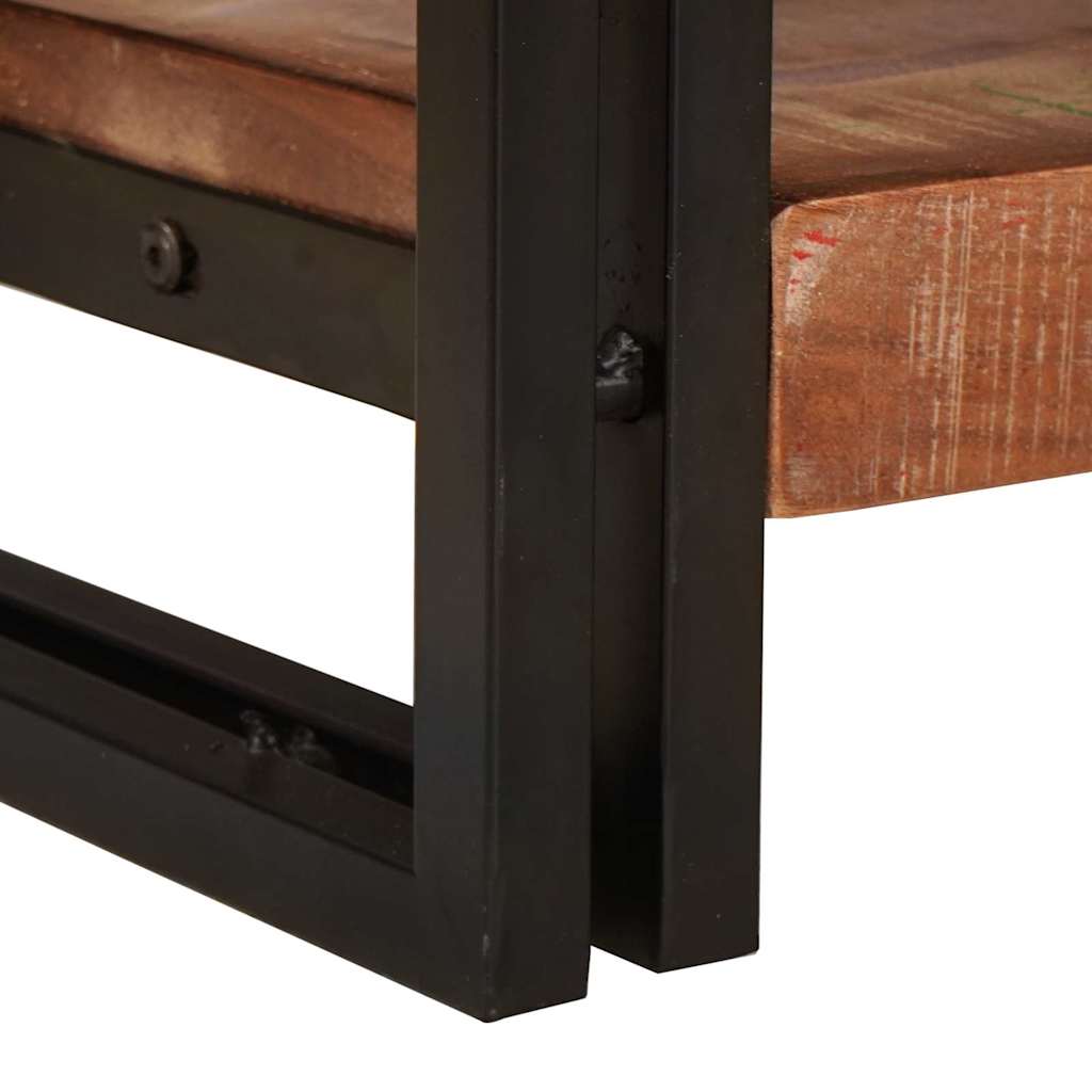 Console Tables with Drawer with Shelf Other 2 pcs Multicolour Solid Reclaim wood