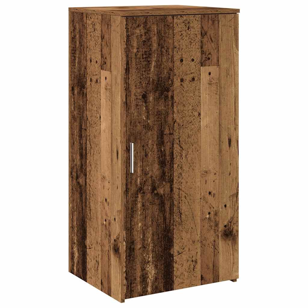Reception Desk Old Wood 155x50x103.5 cm Engineered Wood