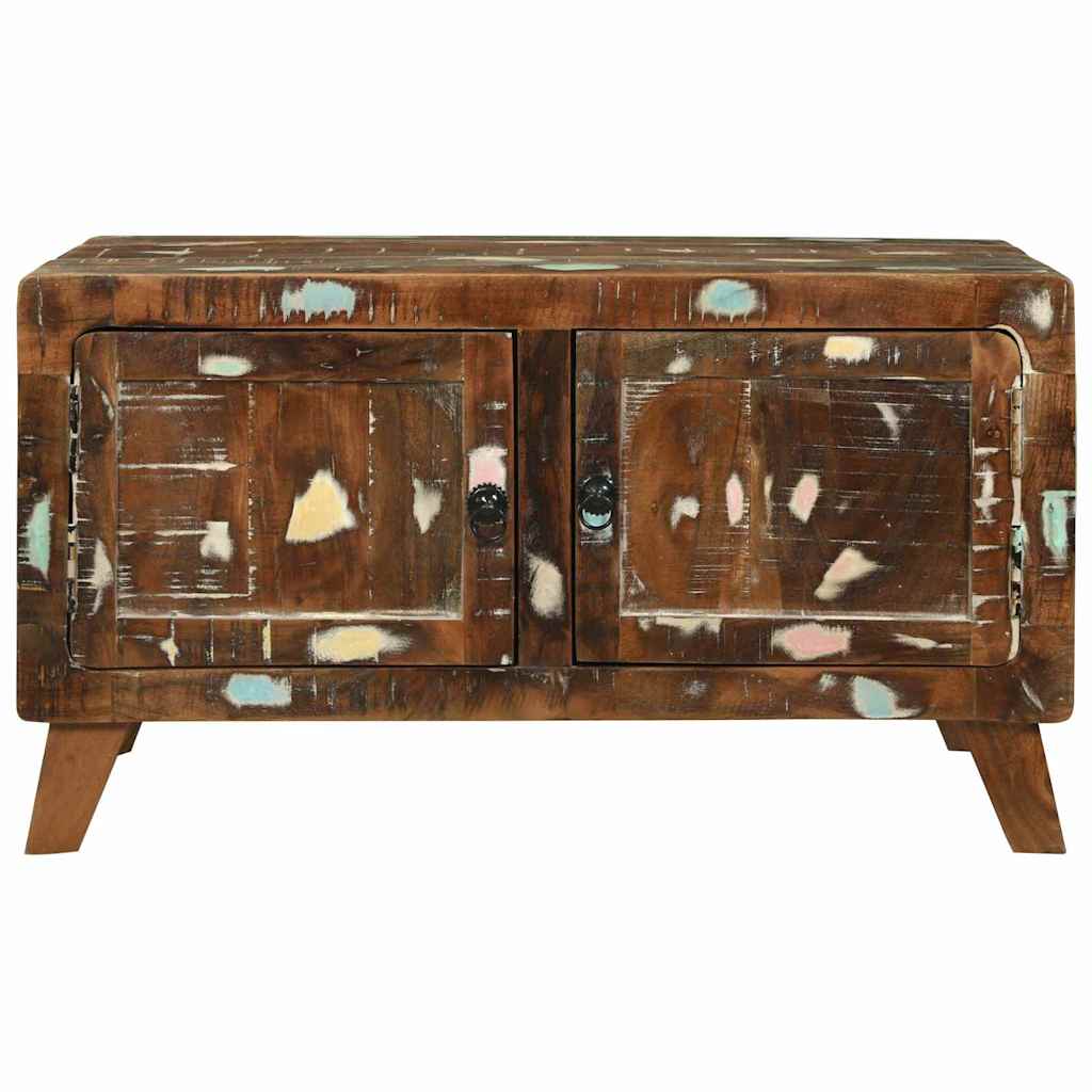 Coffee Table Multicolour 80 x 54 x 45 cm Solid reclaimed wood