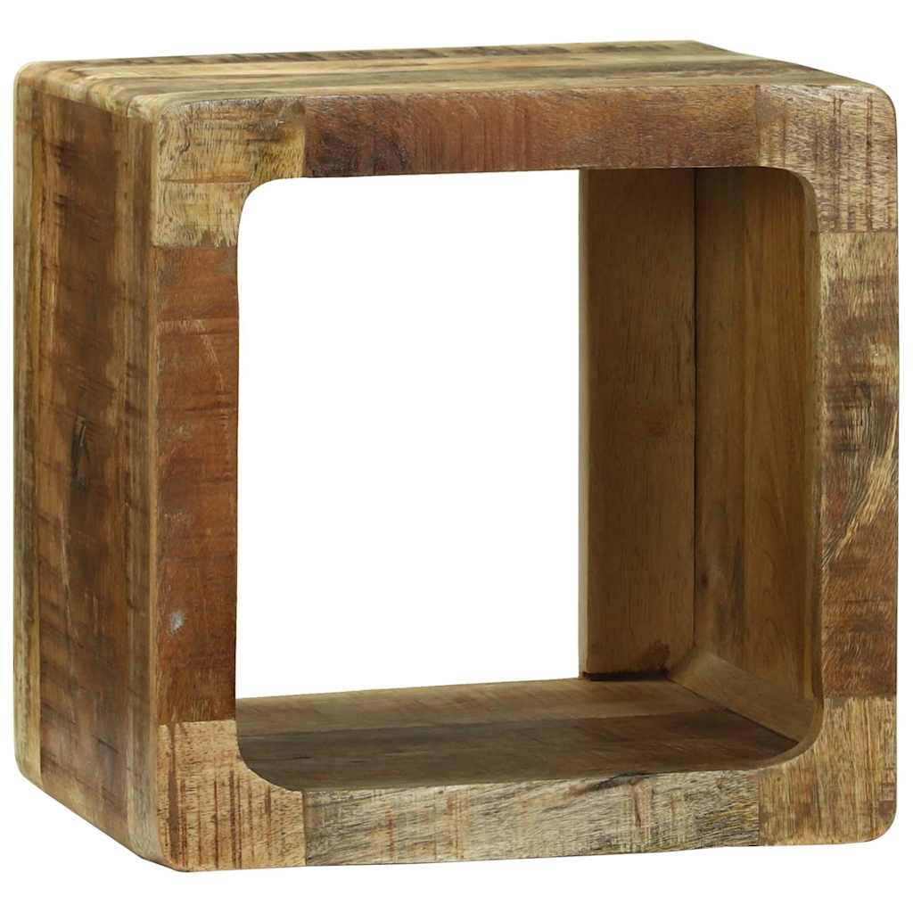 TV Unit 2 pcs Brown 36 x 30 x 36 cm Solid rough mango wood