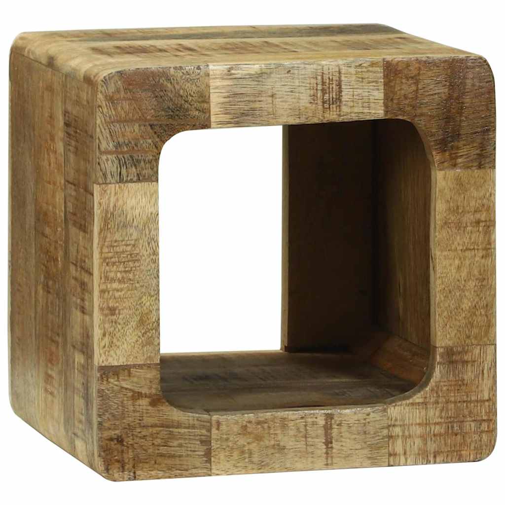 TV Unit 2 pcs Brown 36 x 30 x 36 cm Solid rough mango wood