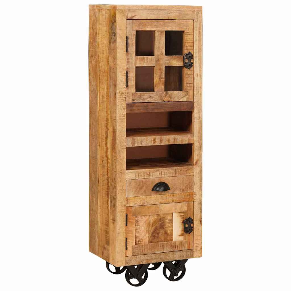 Highboard with Drawer Brown 40 x 30 x 120.5 cm Solid mango wood