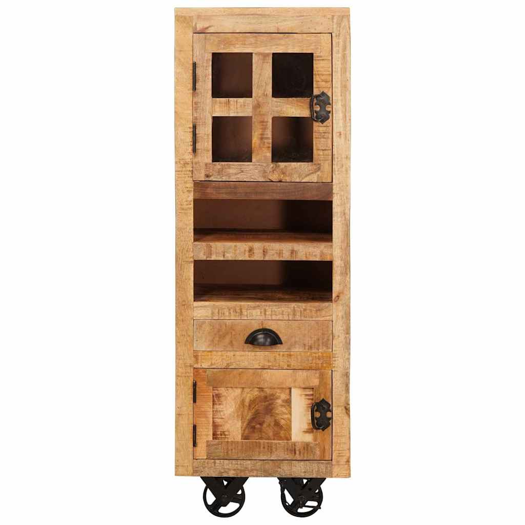 Highboard with Drawer Brown 40 x 30 x 120.5 cm Solid mango wood