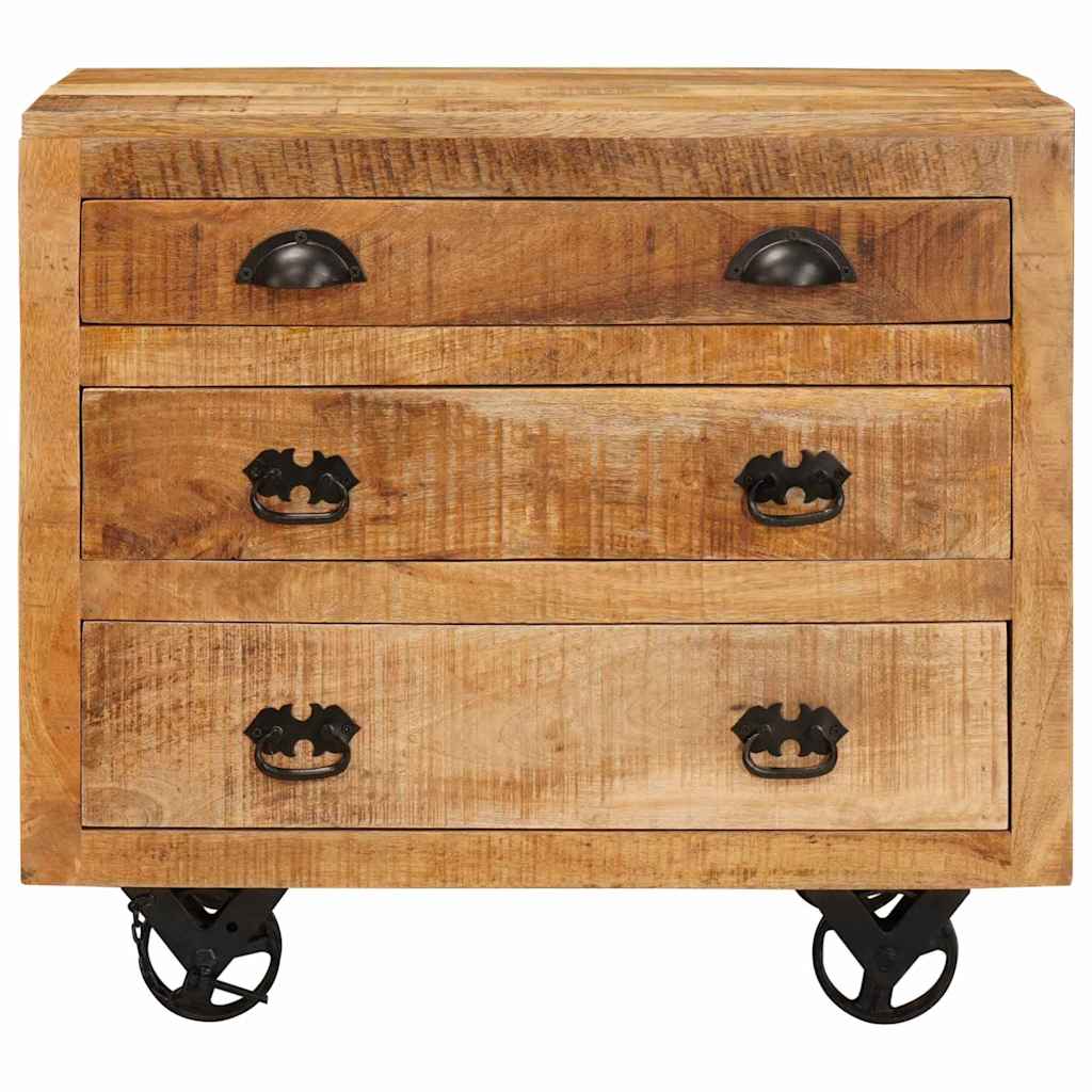 Side Cabinet Brown 70 x 38 x 63 cm Solid mango wood