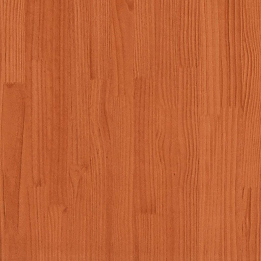 Day Bed without Mattress Wax Brown 90x200 cm Solid Wood Pine