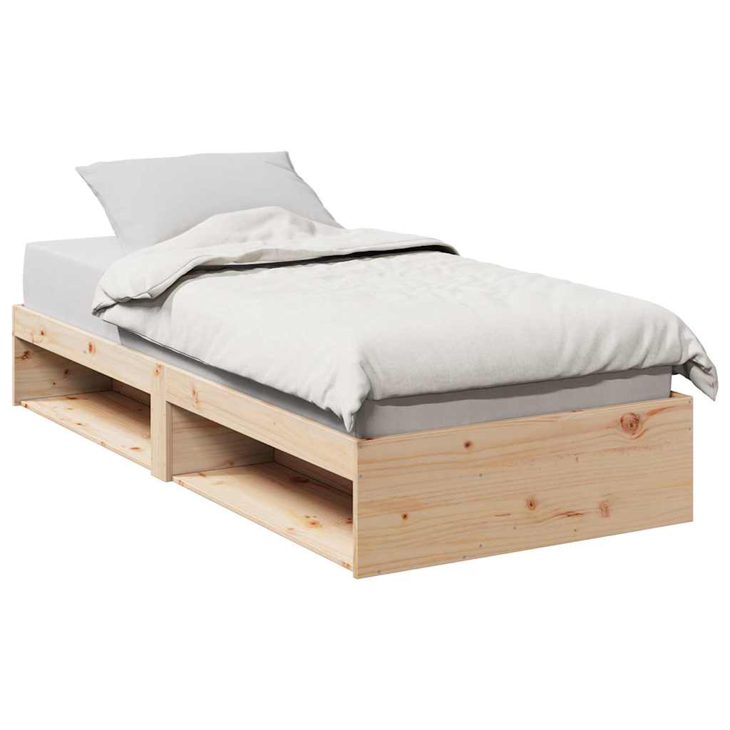 Day Bed without Mattress 75x190 cm Solid Wood Pine