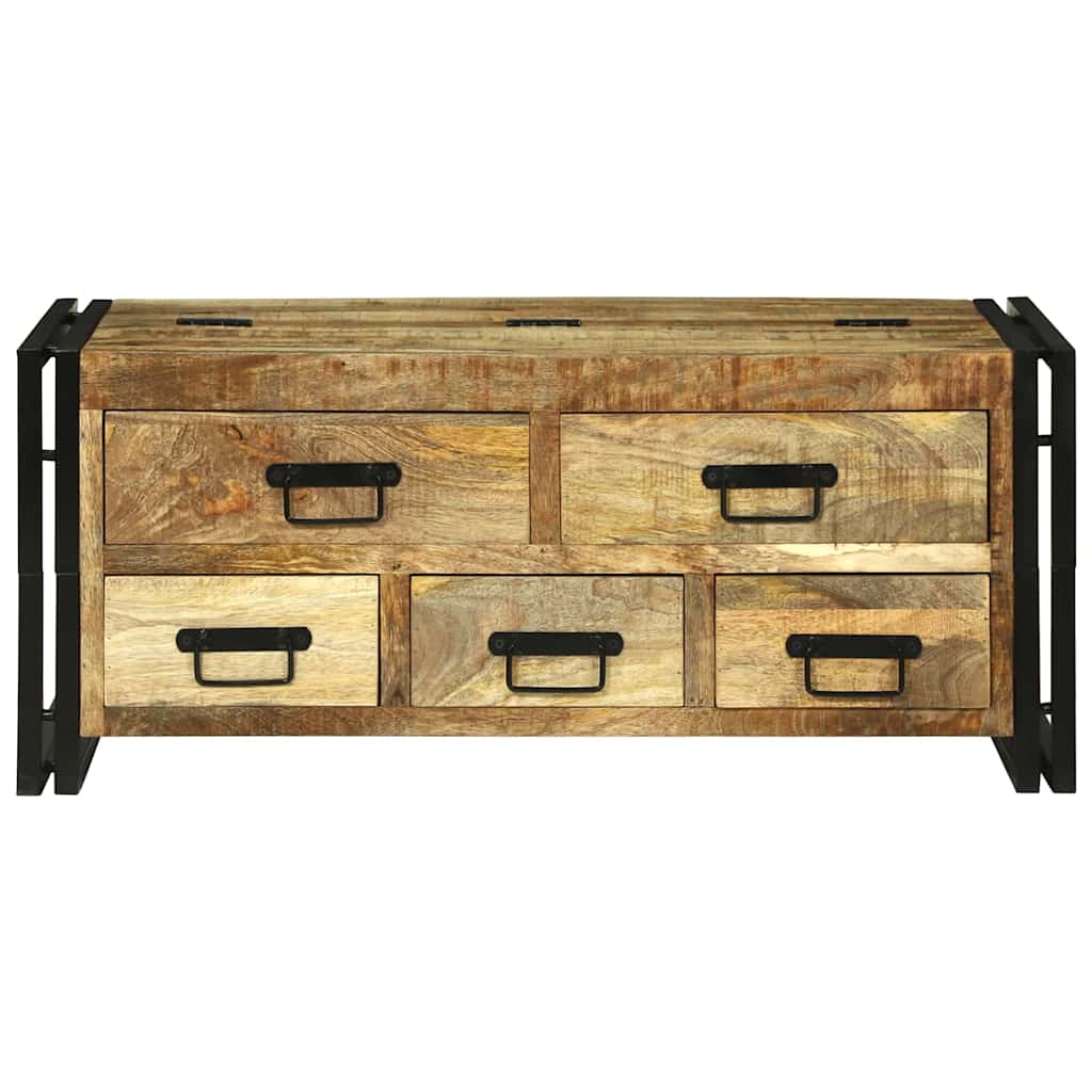 Coffee Table Brown 90 x 50 x 38 cm Solid rough mango wood