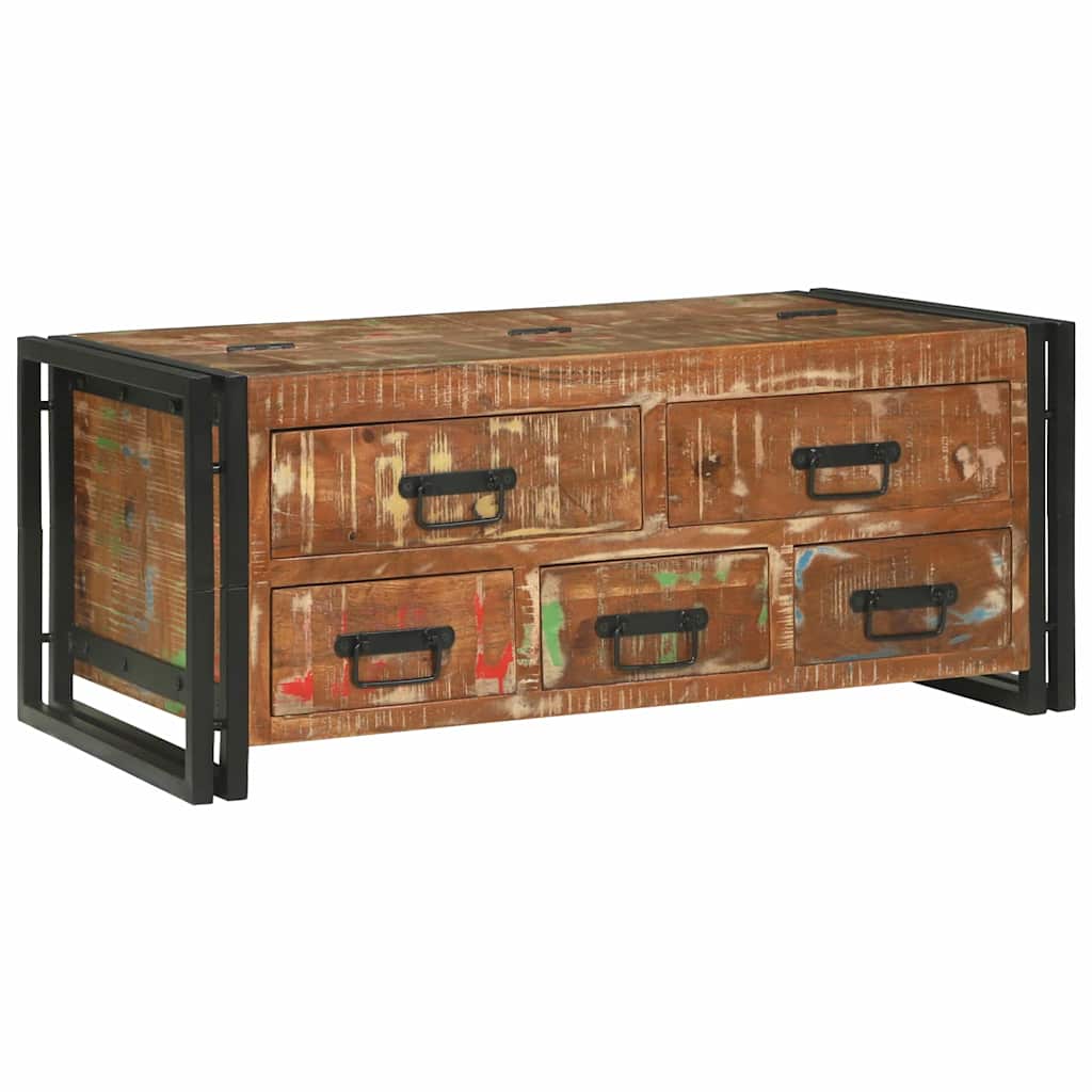 Coffee Table Brown 90 x 50 x 38 cm Solid reclaimed wood